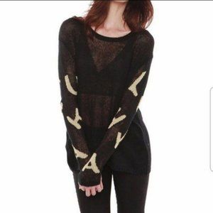 Hye Park & Lune Venus Open knit Sweater NWT oversi